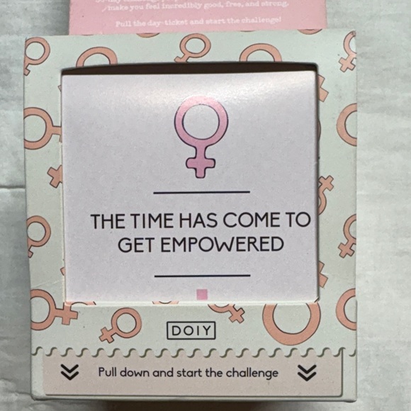 DOIY 30-Day "Girl Power" Challenge Box NWT Daily Activity Cards - Picture 2 of 8